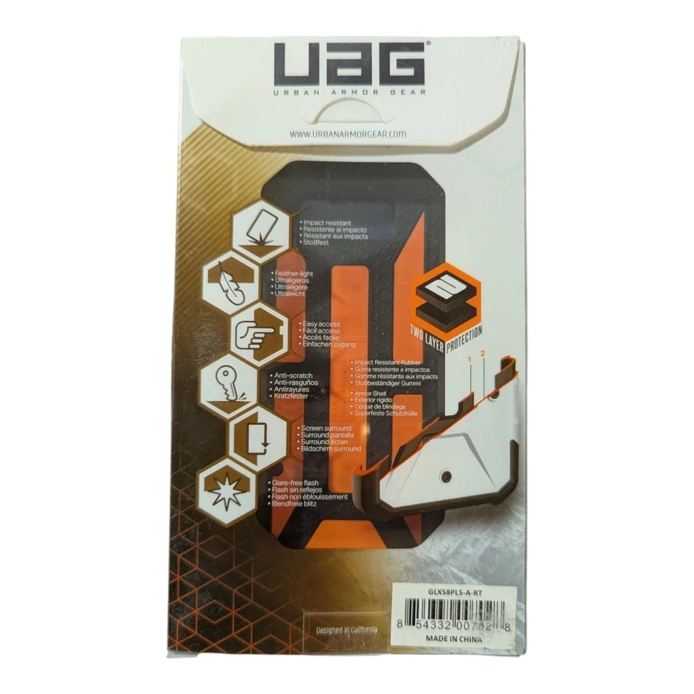 F7. UAG‎ Pathfinder Rugged Case For Samsung Galaxy S8+ - Rust Orange